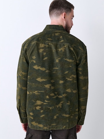 Next Regular fit Button Up Shirt in Green