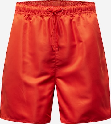 Resteröds Kratke kopalne hlače | rdeča barva: sprednja stran