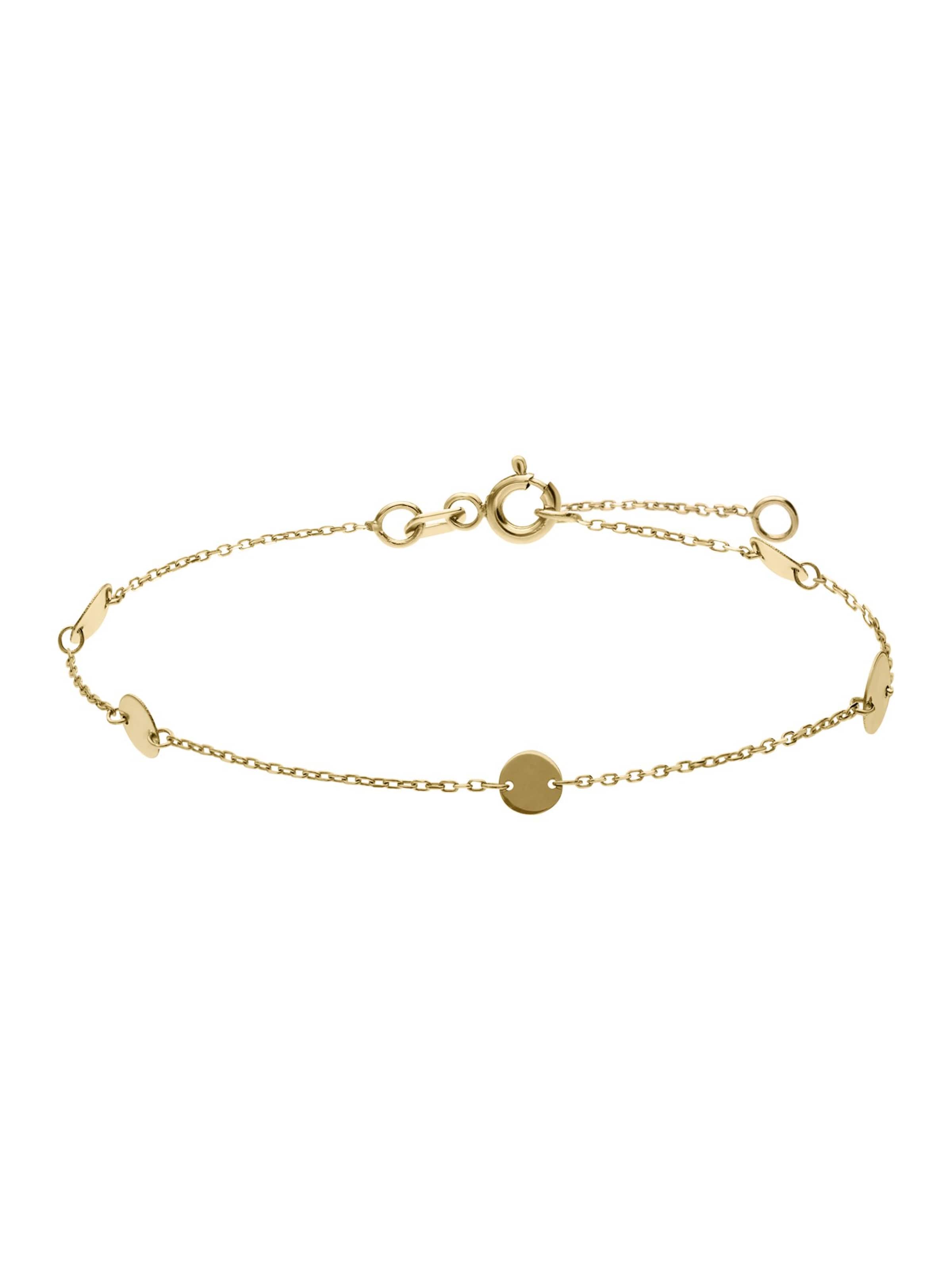 Lucardi Bracelet 'Klassisch' in Gold: front