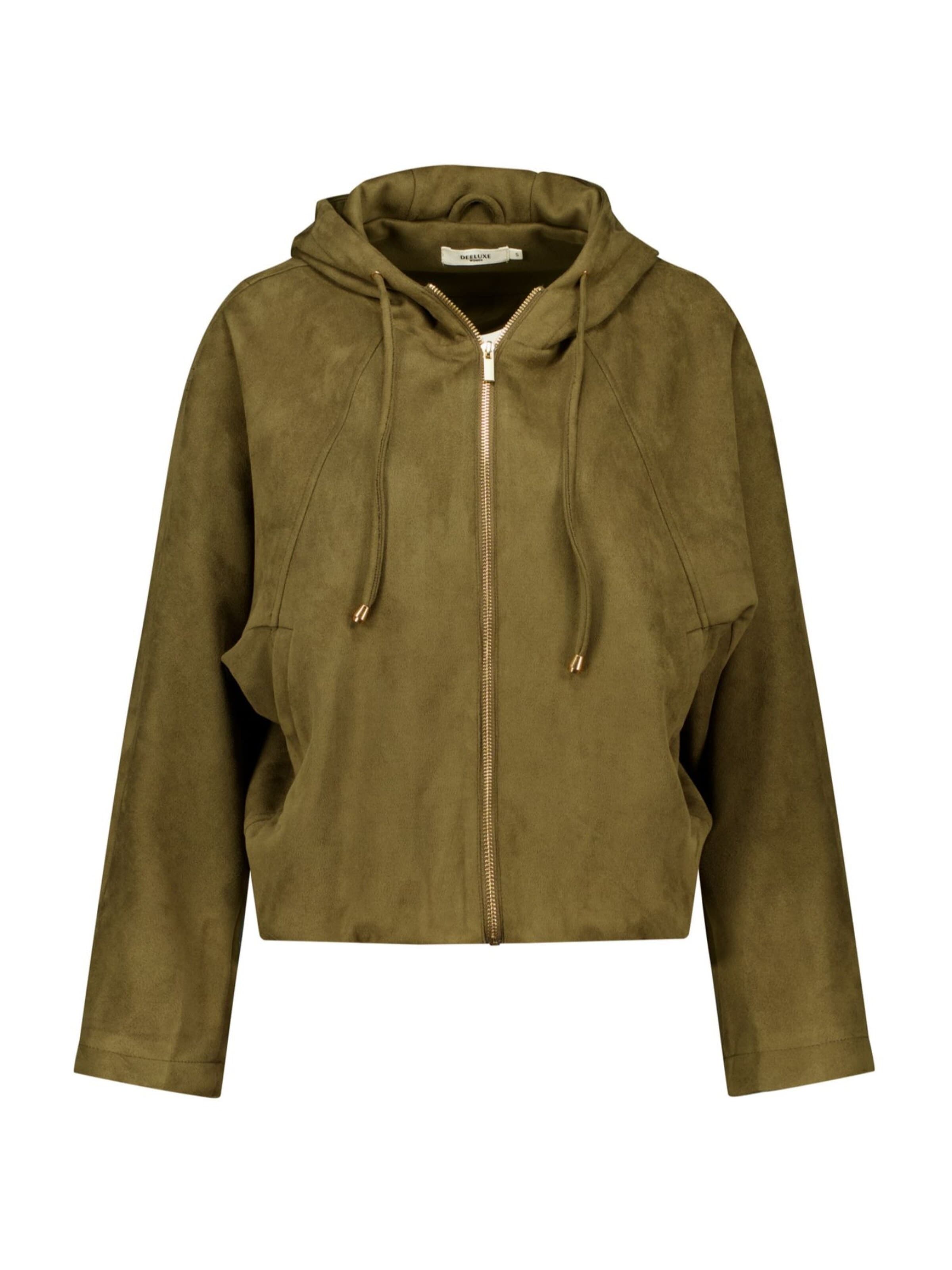 Manteau mi-saison Deeluxe en vert : devant