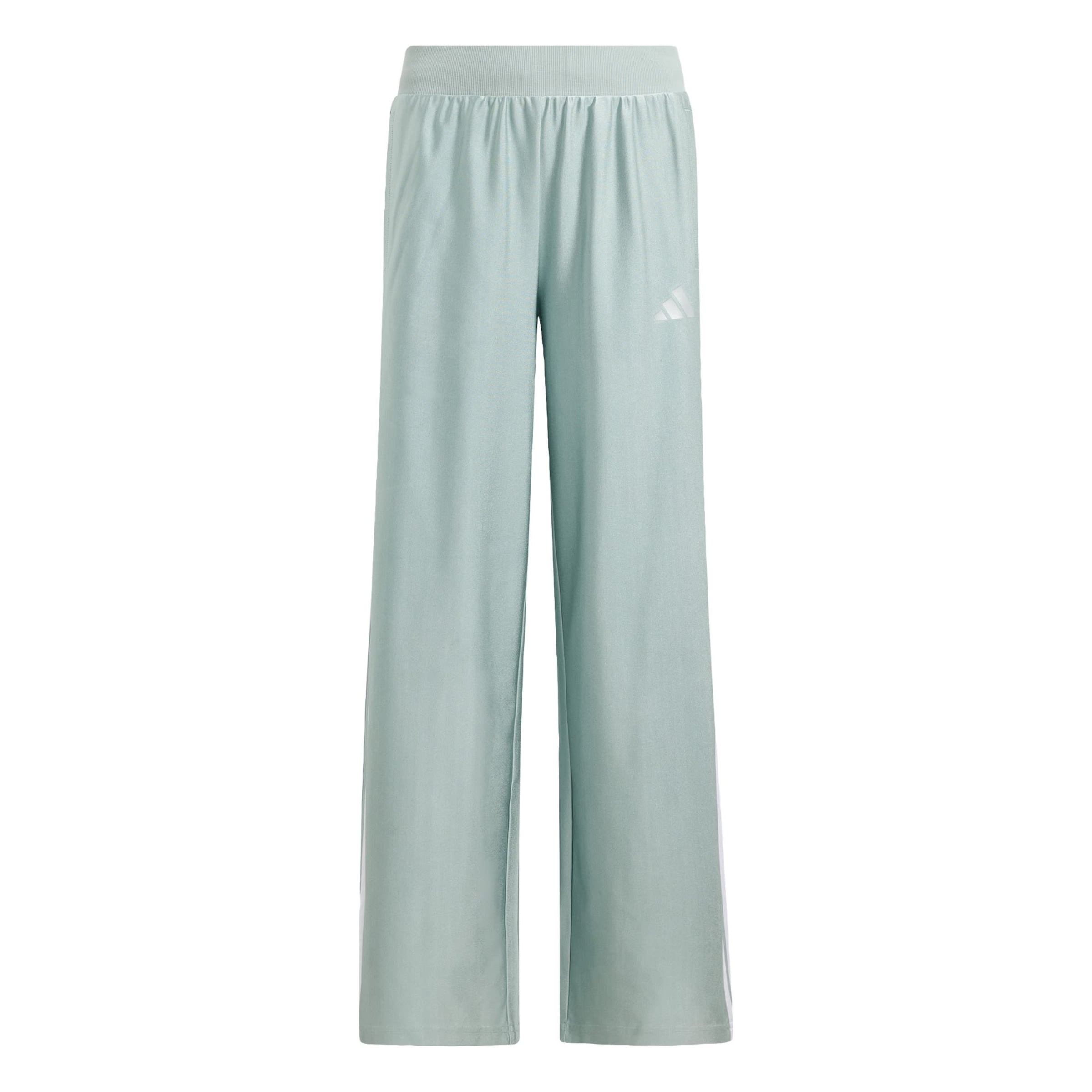 Wide Leg Pantalon de sport ADIDAS SPORTSWEAR en vert : devant