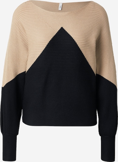 ONLY Pulover 'ONLMADALINE' u tamno bež / crna, Pregled proizvoda