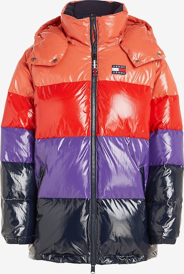 Tommy Jeans Winter jacket 'Alaska' in Purple / Red / Orange red / Black, Item view