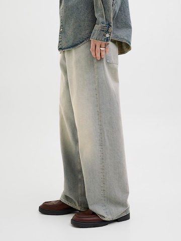 JACK & JONES Loosefit Jeans 'JJICHRIS JJORIGINA' in Blau