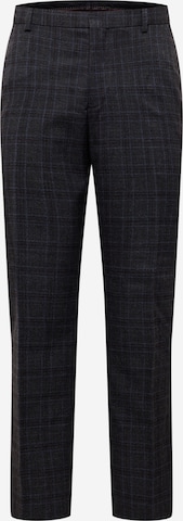 BURTON MENSWEAR LONDON Trousers with creases in Grey: front