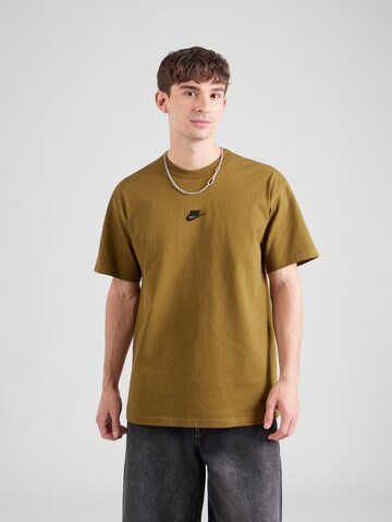Nike Sportswear T-Shirt 'Ess' in Grün: Vorderseite