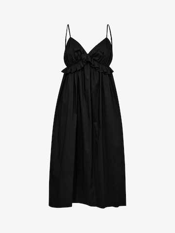 Robe 'Atlas' co'couture en noir