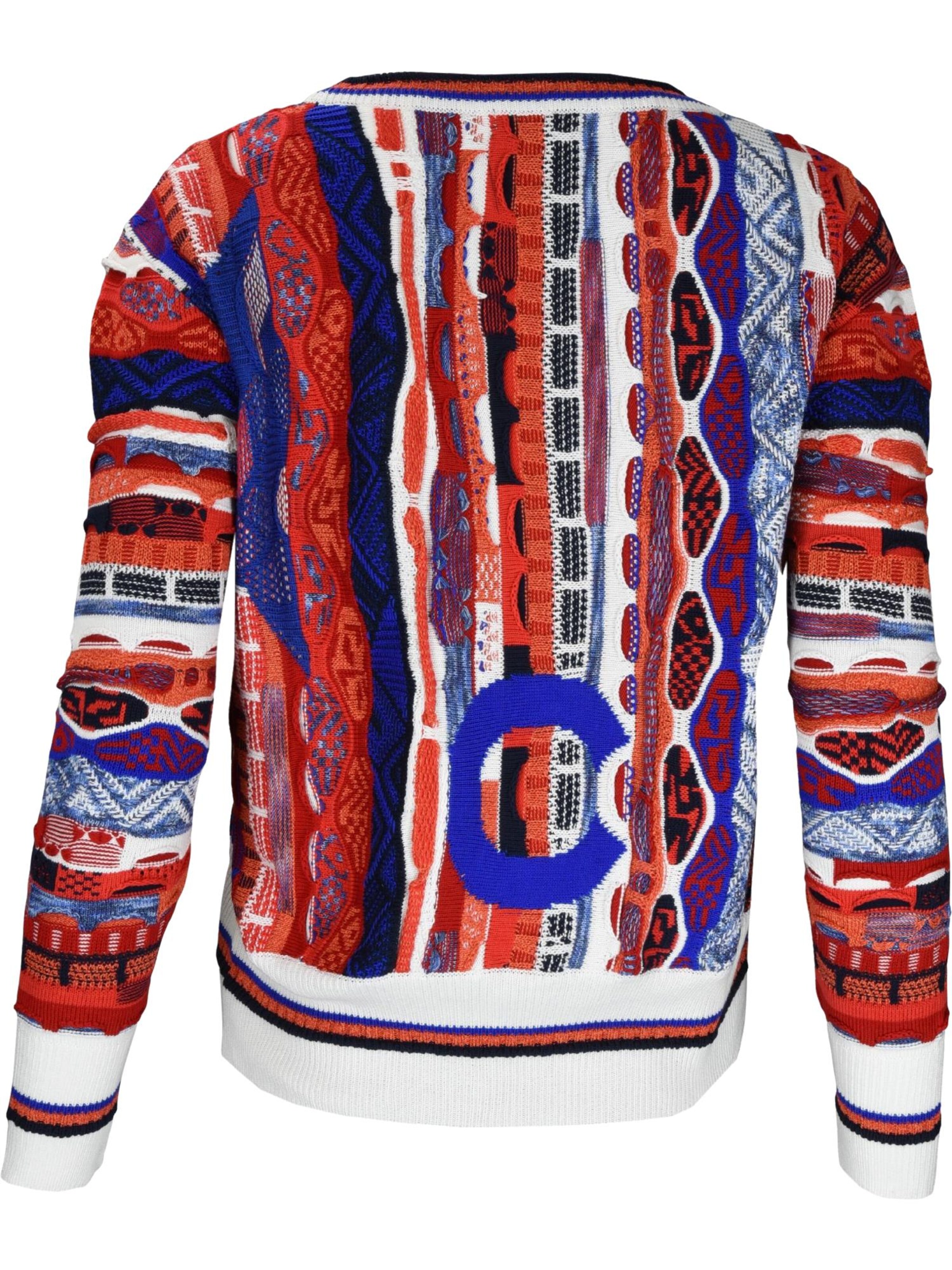 Carlo Colucci Pullover 'Cassara' in Weiß