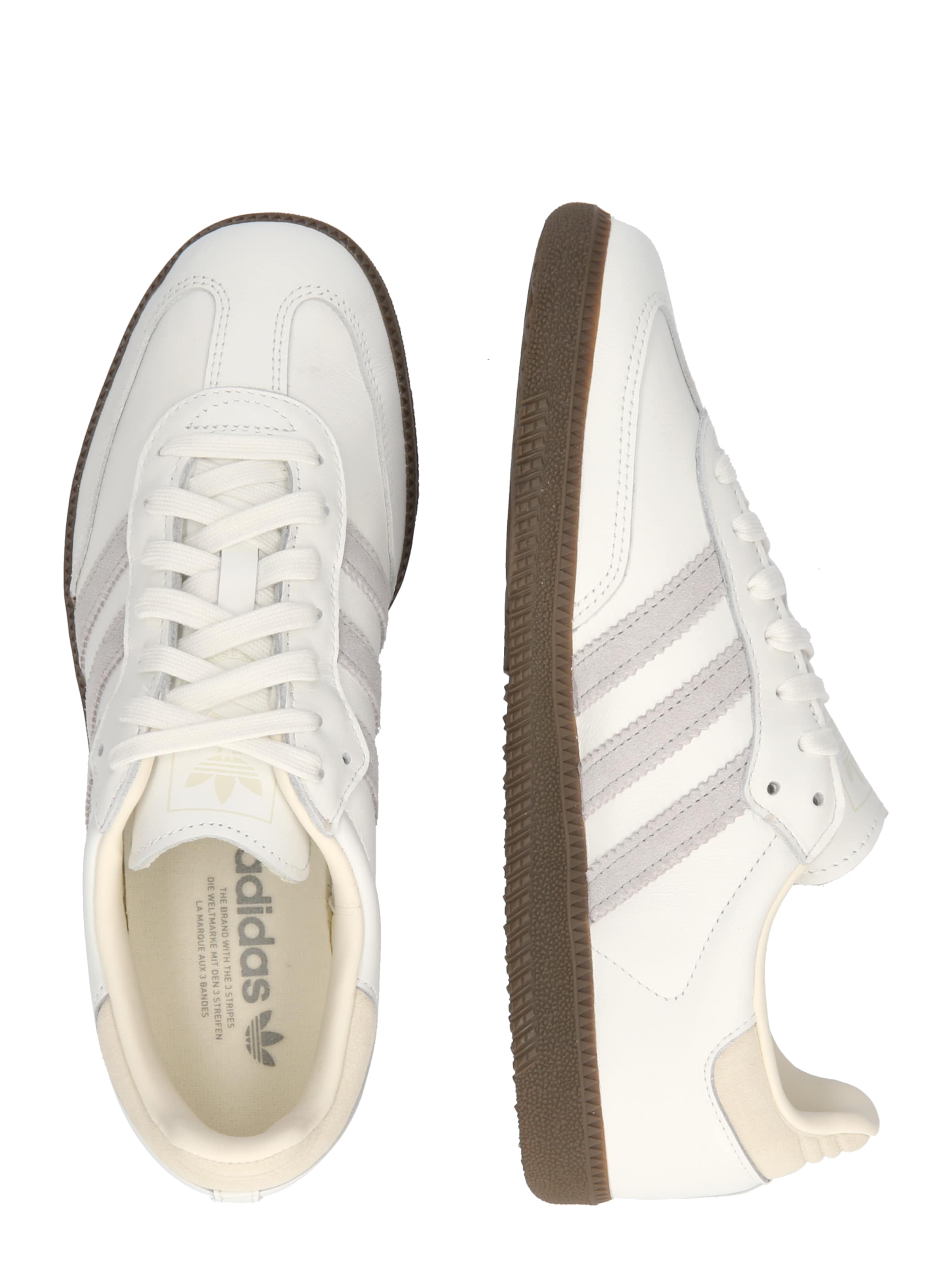 ADIDAS ORIGINALS Låg sneaker 'Samba' i vit