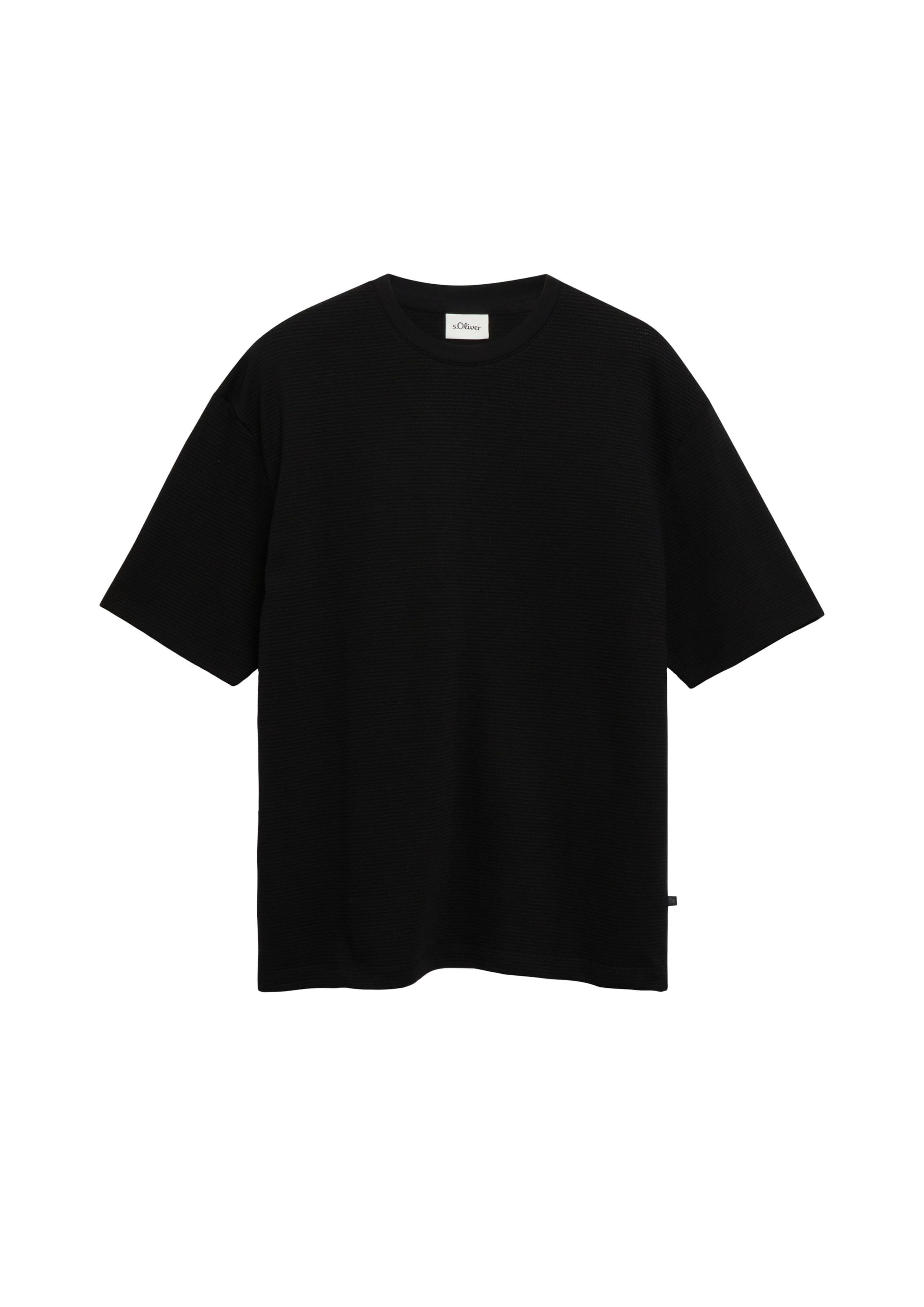 s.Oliver T-Shirt in Schwarz: Vorderseite