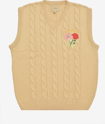 Pas De Monaco Pullunder 'Florasion' in Beige: Vorderseite