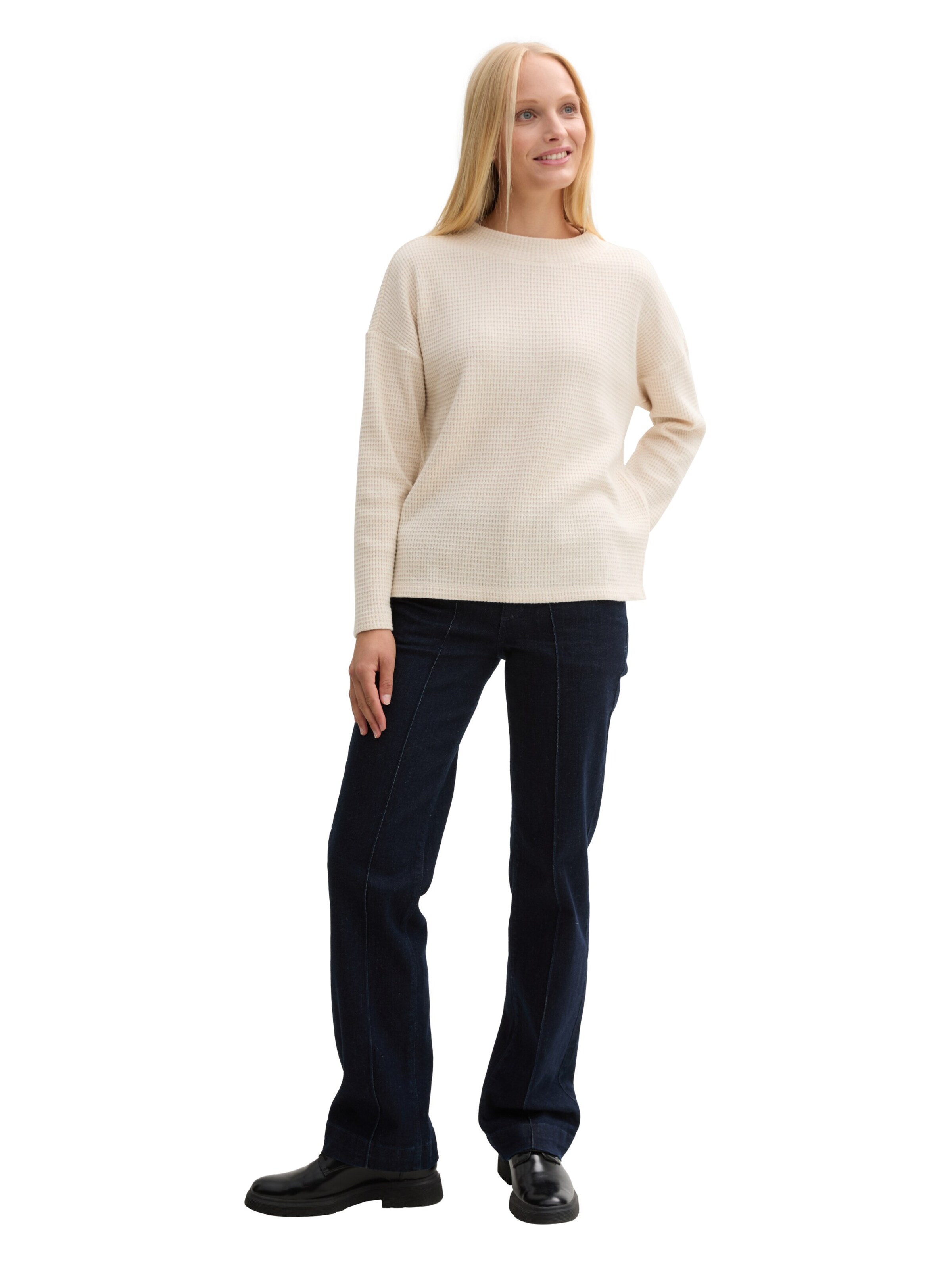 TOM TAILOR Sweater in Beige