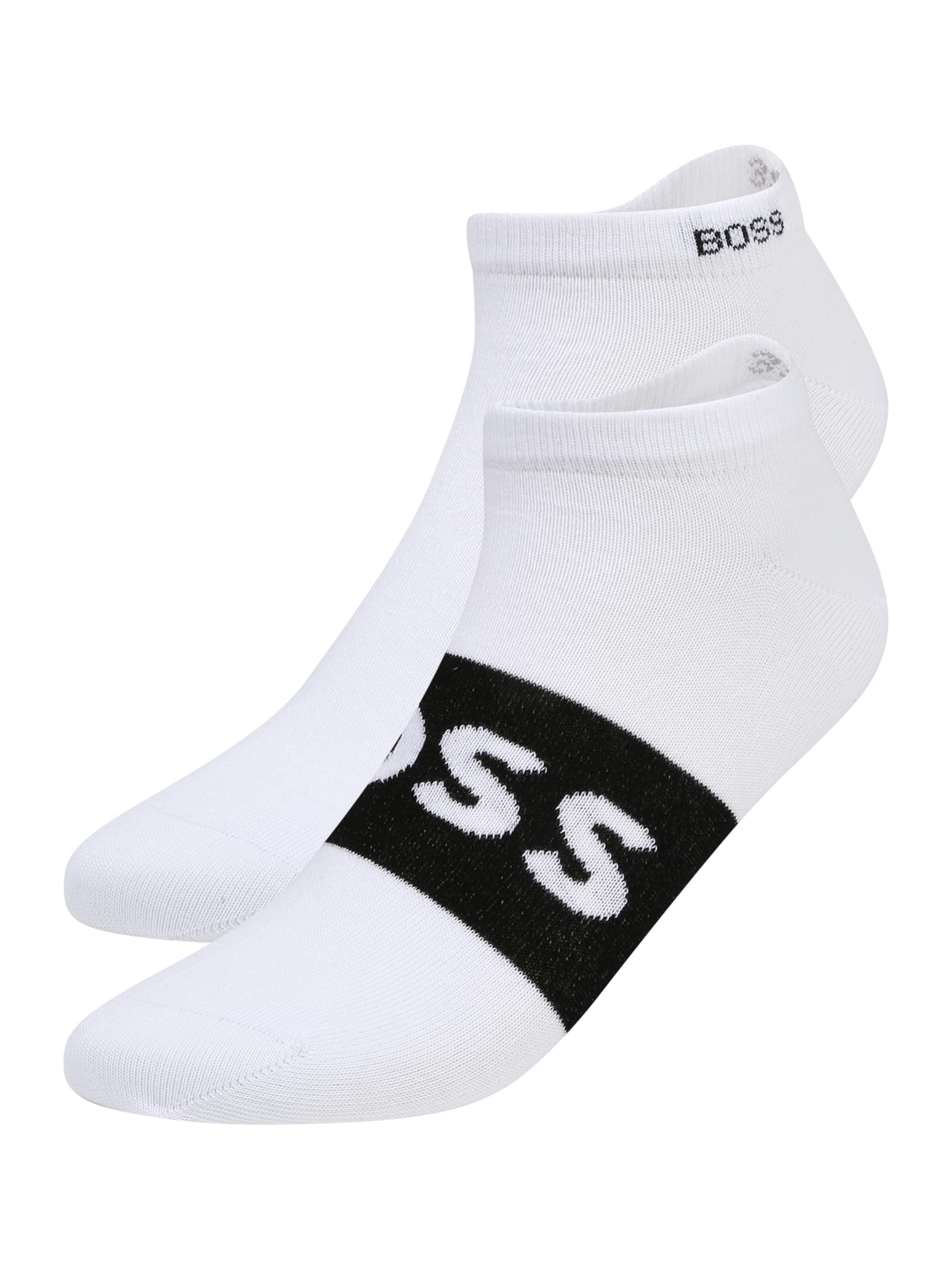 BOSS Socks in White: front
