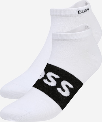 BOSS Orange Къси чорапи в бяло: отпред