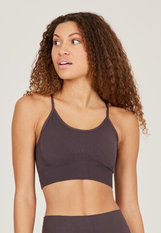 Athlecia Regular Sports Bra 'Foan' in Grey: front