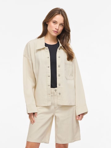 VILA Jacke 'VIMaj' in Beige: Vorderseite