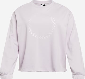 Nike Sportswear Sweatshirt 'Clash' in Lila: predná strana