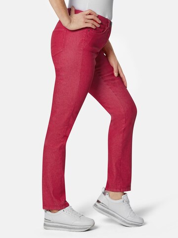 Coupe slim Jean Goldner en rouge