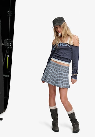 Jupe 'Bench x Superdry & Co' Superdry & Co en bleu : devant