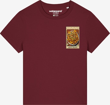 T-shirt 'Tarot Nachos' Watapparel en rouge : devant