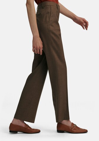 Fadenmeister Berlin Regular Pants 'NEW WOOL' in Brown