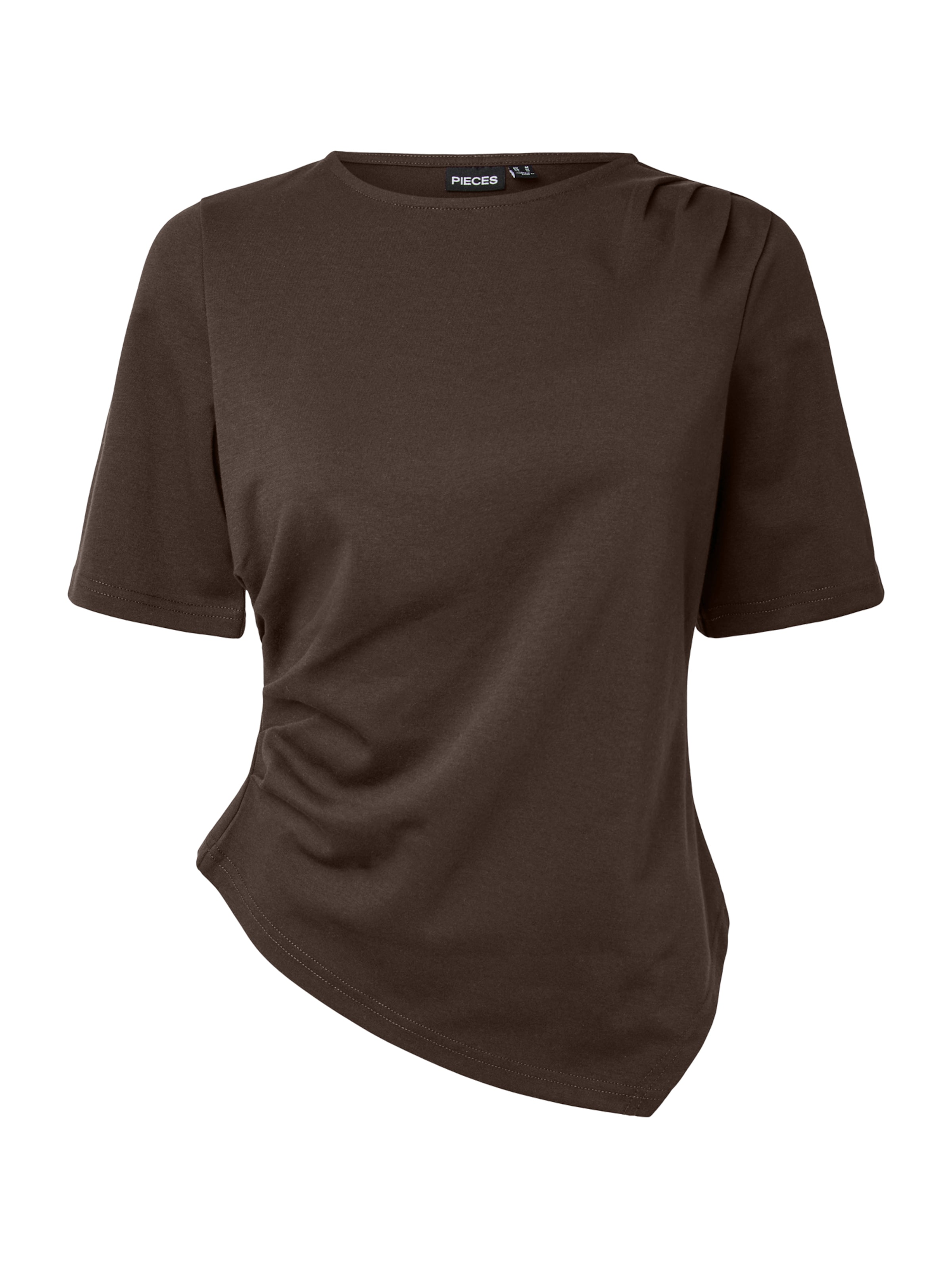 T-shirt 'PCVICTORIA' PIECES en marron : devant