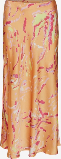 VERO MODA Jupe 'HEART OLI' en jaune clair / violet pastel / orange clair / fuchsia, Vue avec produit