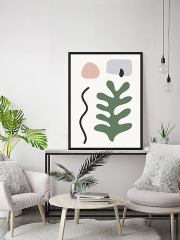 Liv Corday Image 'Pink and Green' in Black