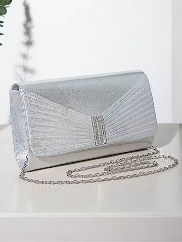 Tomshop24-7 Clutch 'Freya' in Silver
