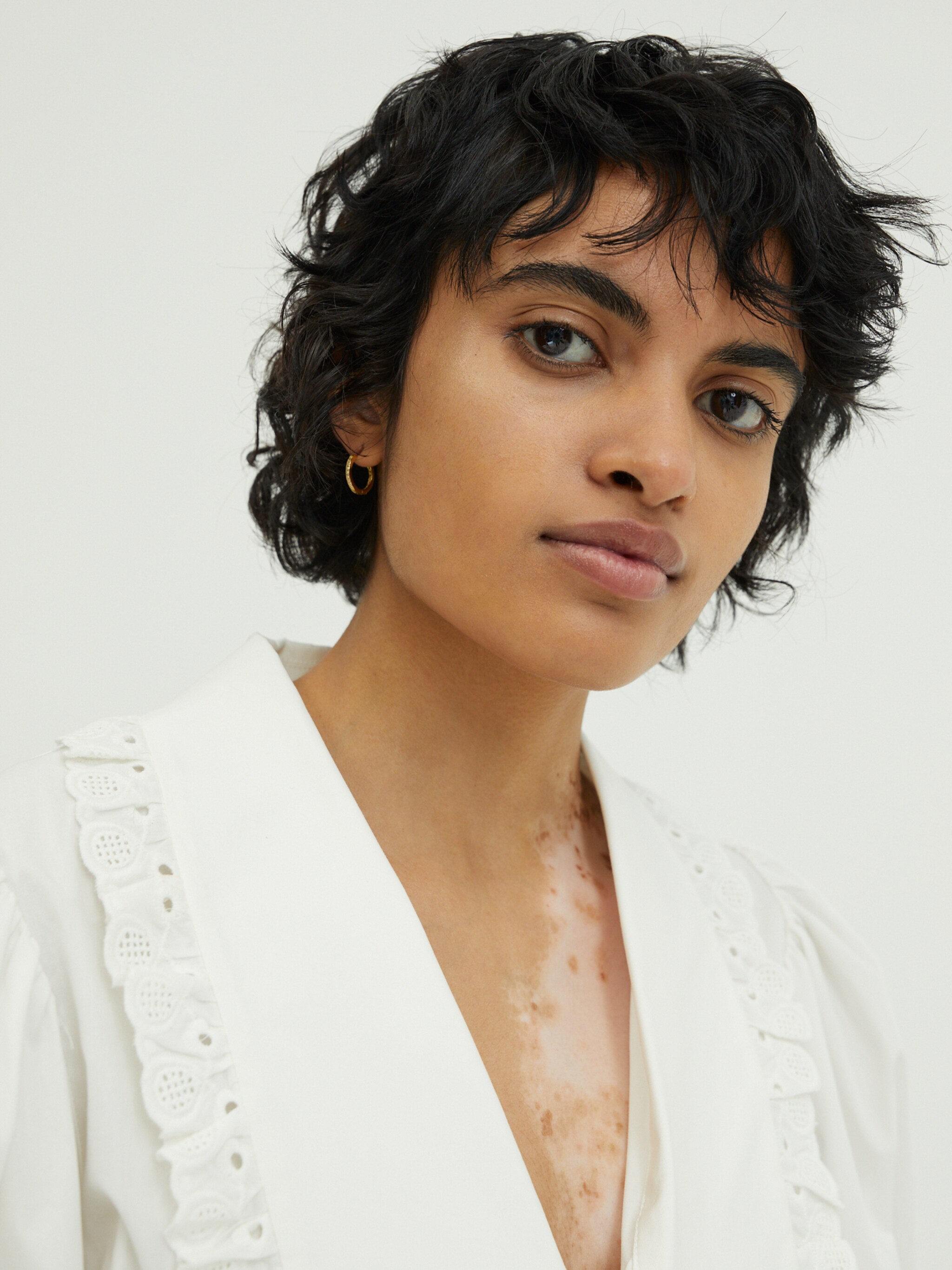 EDITED Producten Blouse 'Adele' Wit