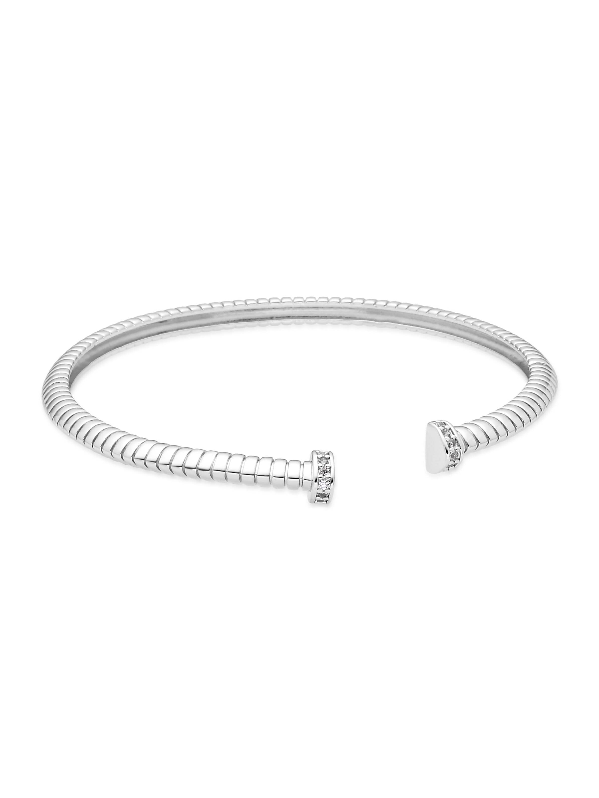 Luxenter Bracelet 'Aih' in Silver: front