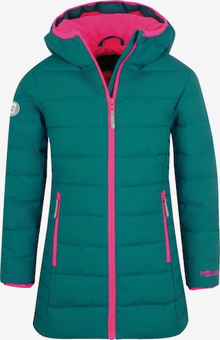 TROLLKIDS Winter Jacket in Blue: front