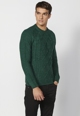 Pull-over 'Punto' KOROSHI en vert