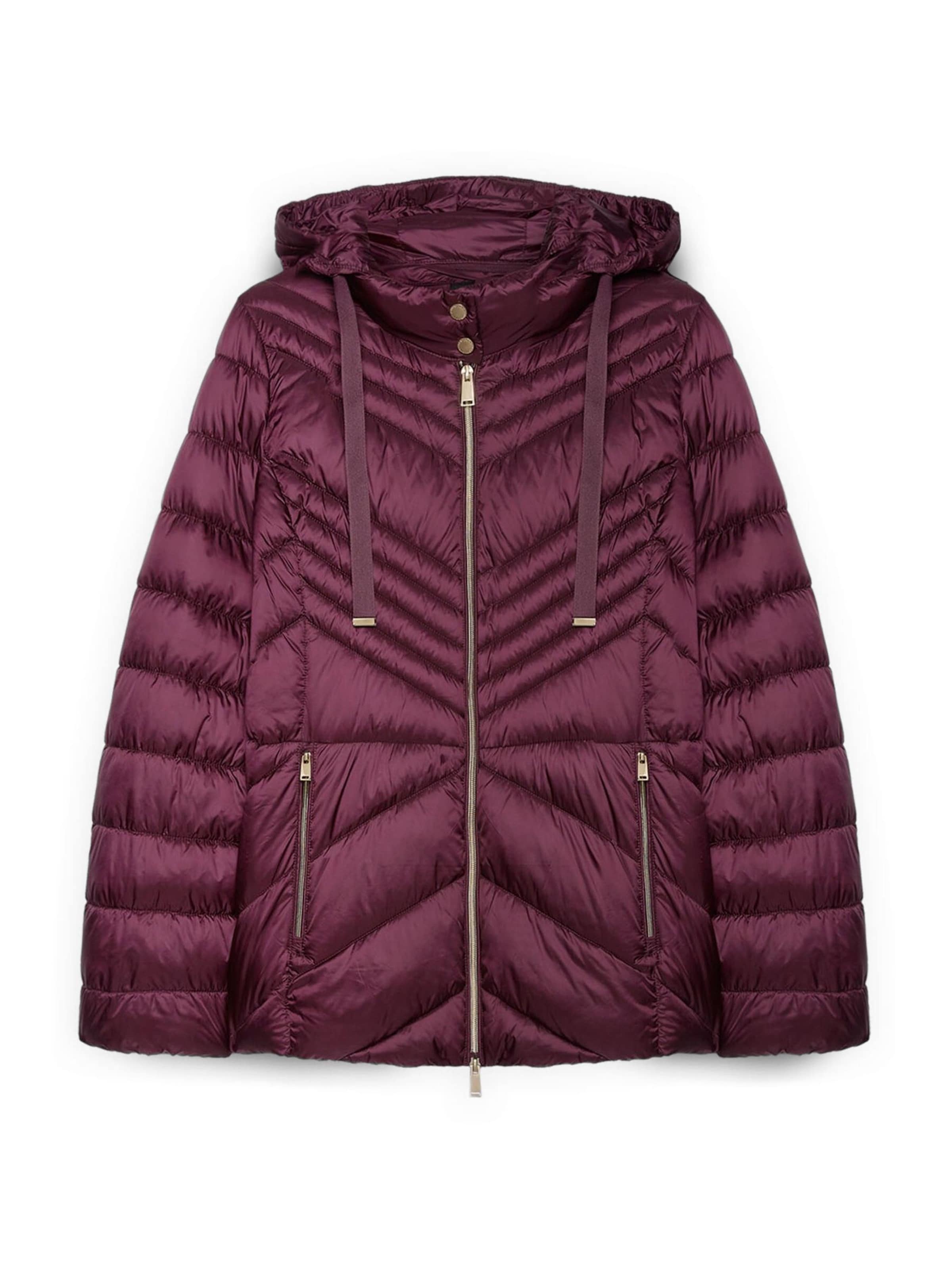 Fiorella Rubino Winterjas in Rood: voorkant