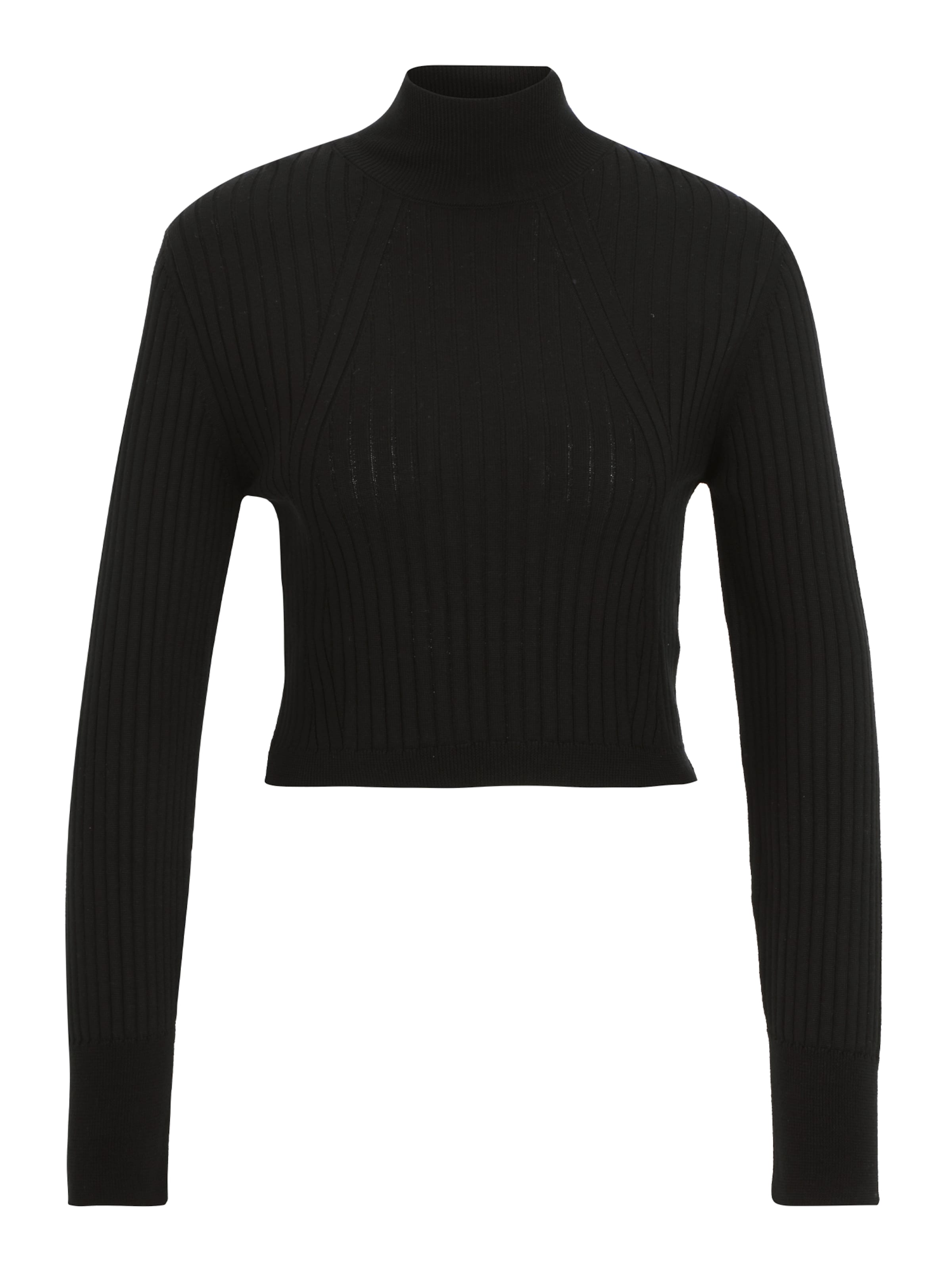 Frauen Pullover & Strick Karo Kauer Pullover in Schwarz - RS90475 Frauen Pullover & Strick Karo Kauer Pullover in Schwarz - RS90475