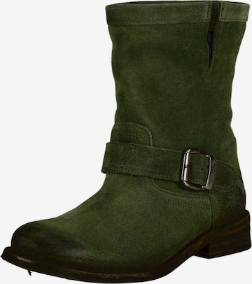Bottines FELMINI en vert : devant