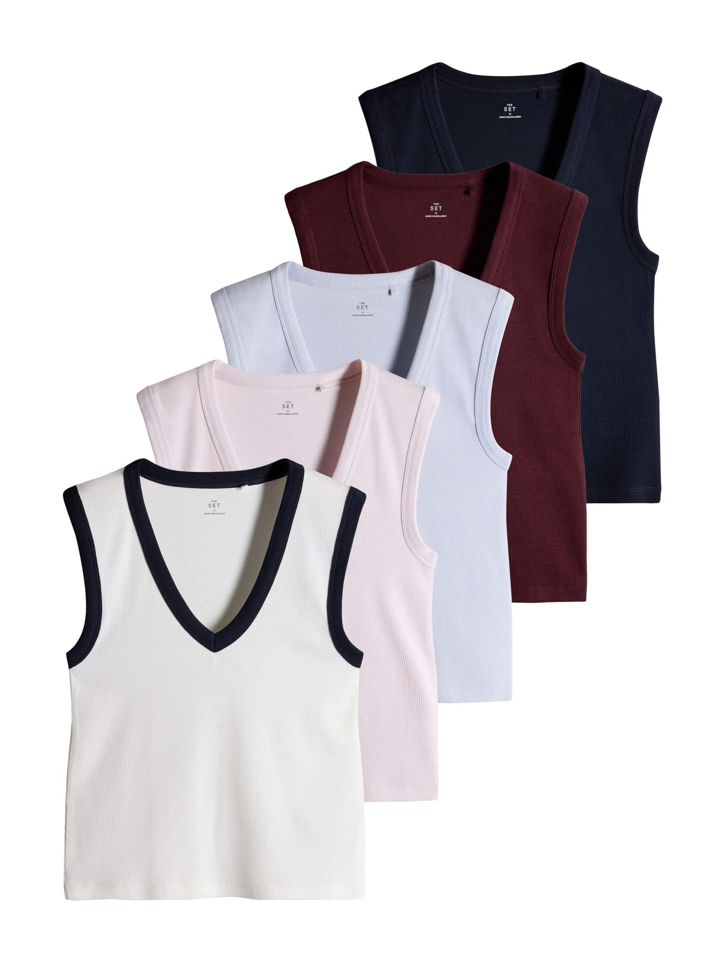 The Set - Top en beige: frente