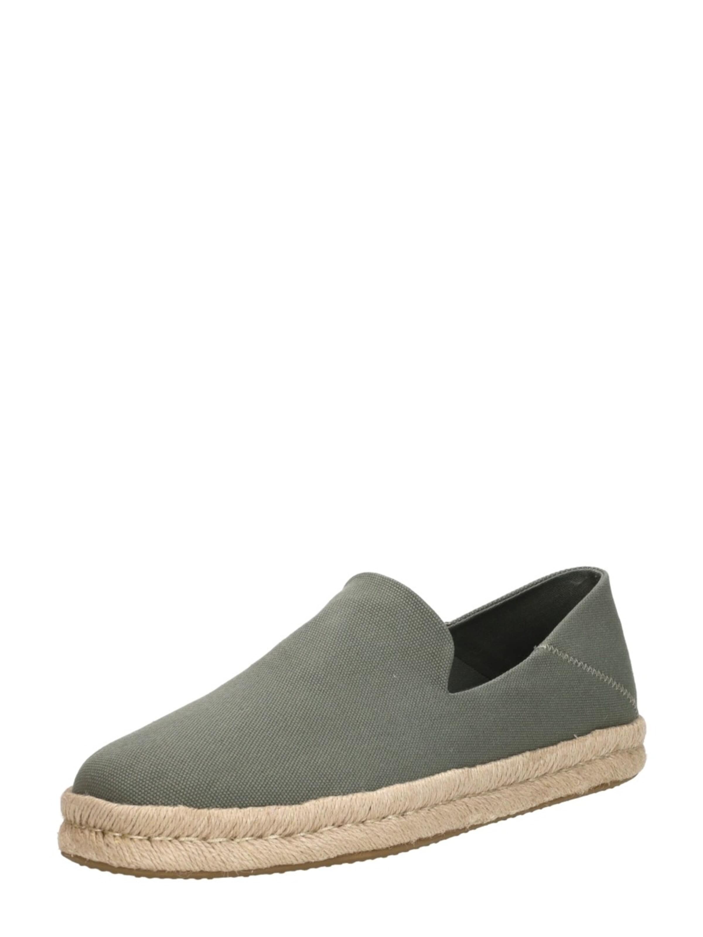 TOMS Classic Flats 'Santiago' in Green: front