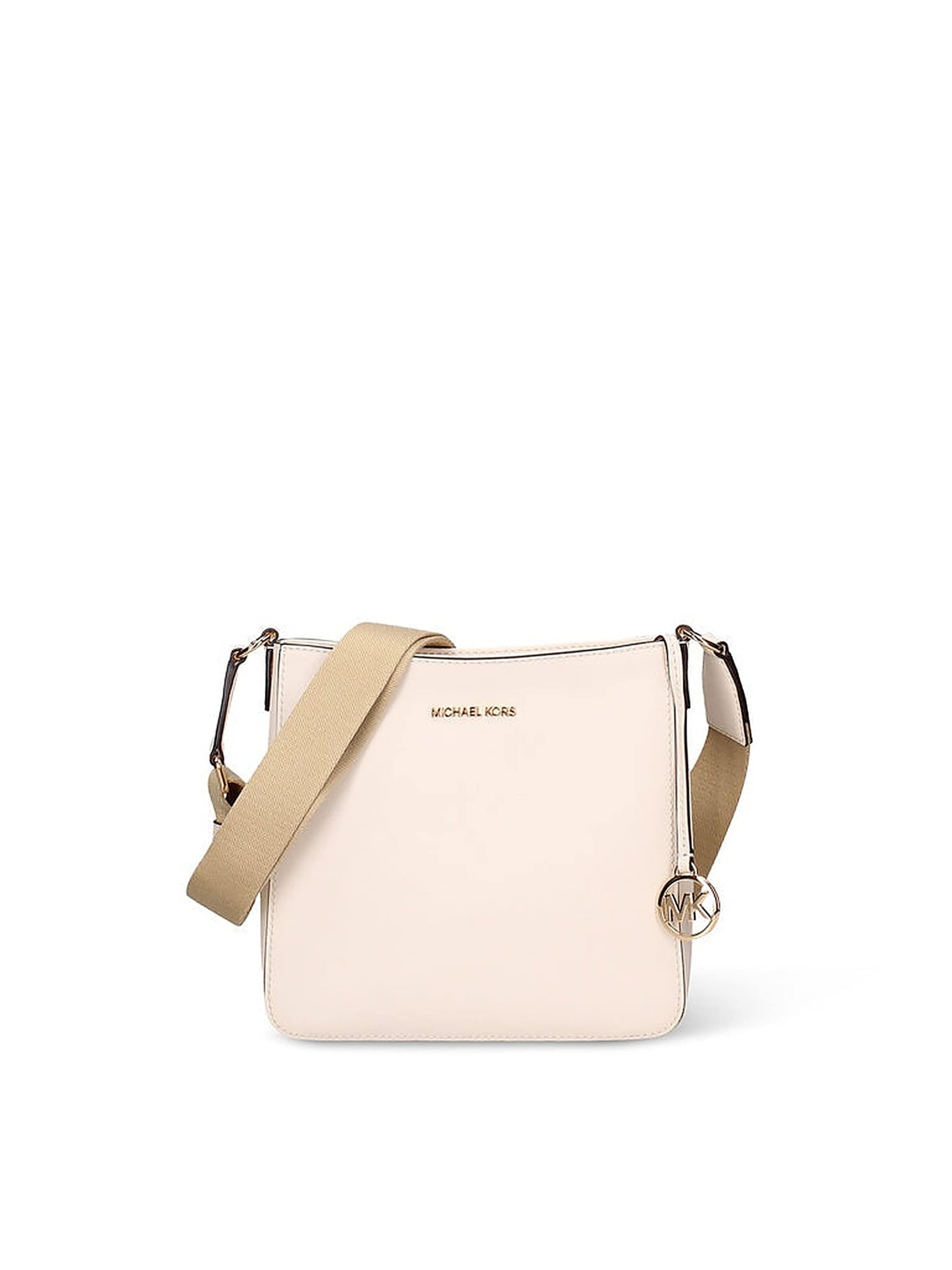 Sac à bandoulière Michael Kors en blanc : devant