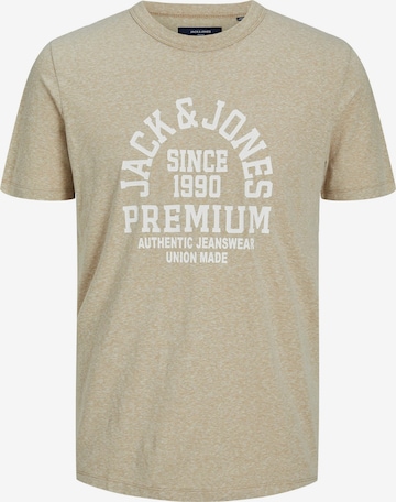 JACK & JONES - Camiseta en beige: frente