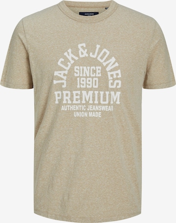 JACK & JONES T-Shirt in Beige: predná strana