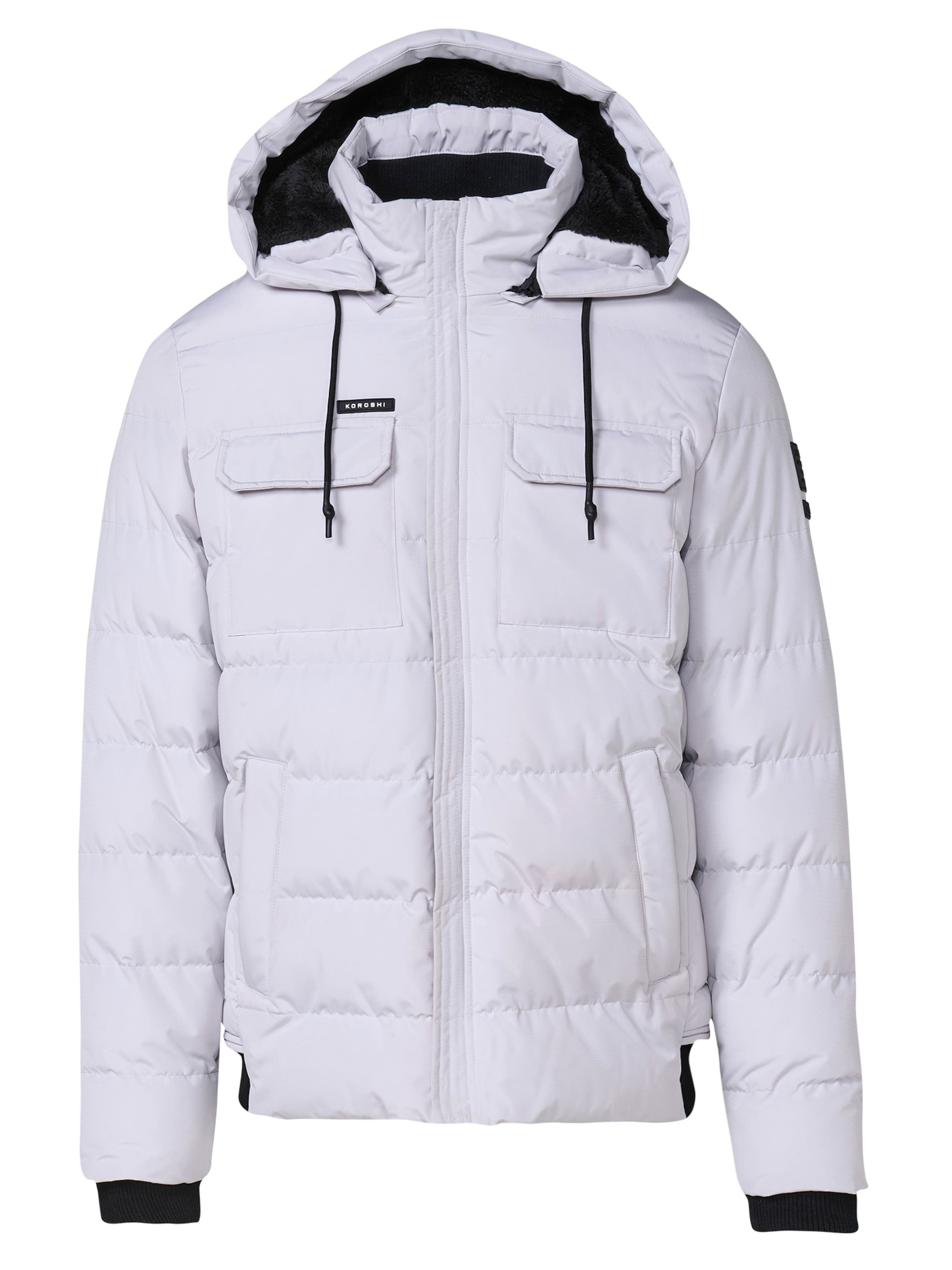 KOROSHI Vinterjakke i grå: forside