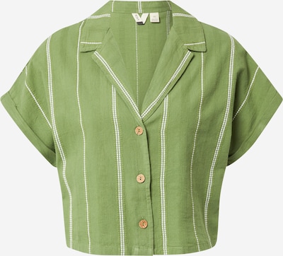 ROXY Chemisier 'WINTER CATCHER' en pomme / blanc, Vue avec produit