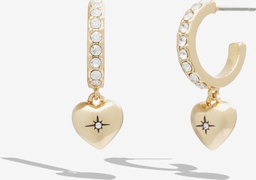 Boucles d'oreilles COACH en or : devant