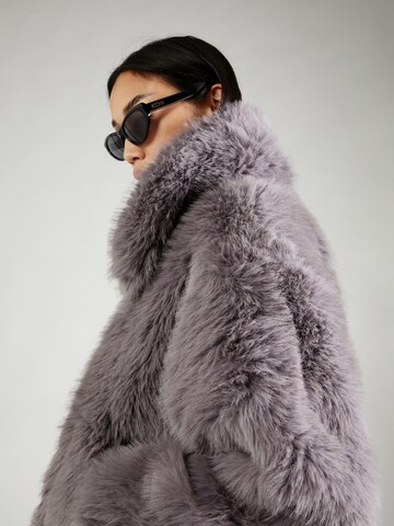 TOPSHOP Winter coat in Purple