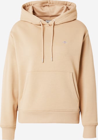 Sweat-shirt GANT en beige : devant
