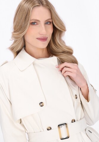 DreiMaster Klassik - Sobretudo meia-estação 'Classic' em branco