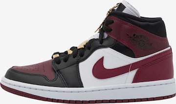 JordanVisoke tenisice 'Air Jordan 1' - crna boja: prednji dio