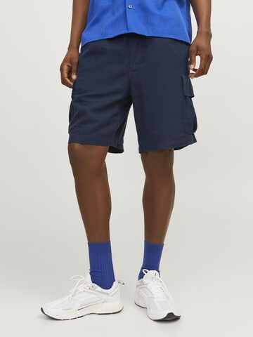 JACK & JONES Loosefit Broek in Blauw: voorkant