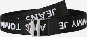 Tommy Jeans Belt in Black: front